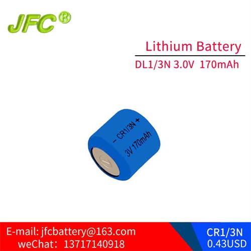 蓝色PVC包装CR1/3N  3.0V  170mAh   DL1/3N  170mAh  3.0V  CR11108